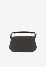 Chloé Marcie Leather Shoulder Bag Brown