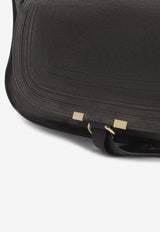 Chloé Marcie Leather Shoulder Bag Brown
