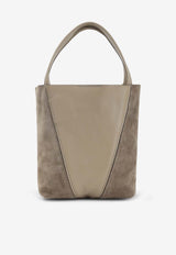 Chloé Small Spin Leather Shoulder Bag Brown