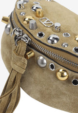 Valentino Nellcote Suede Belt Bag Beige