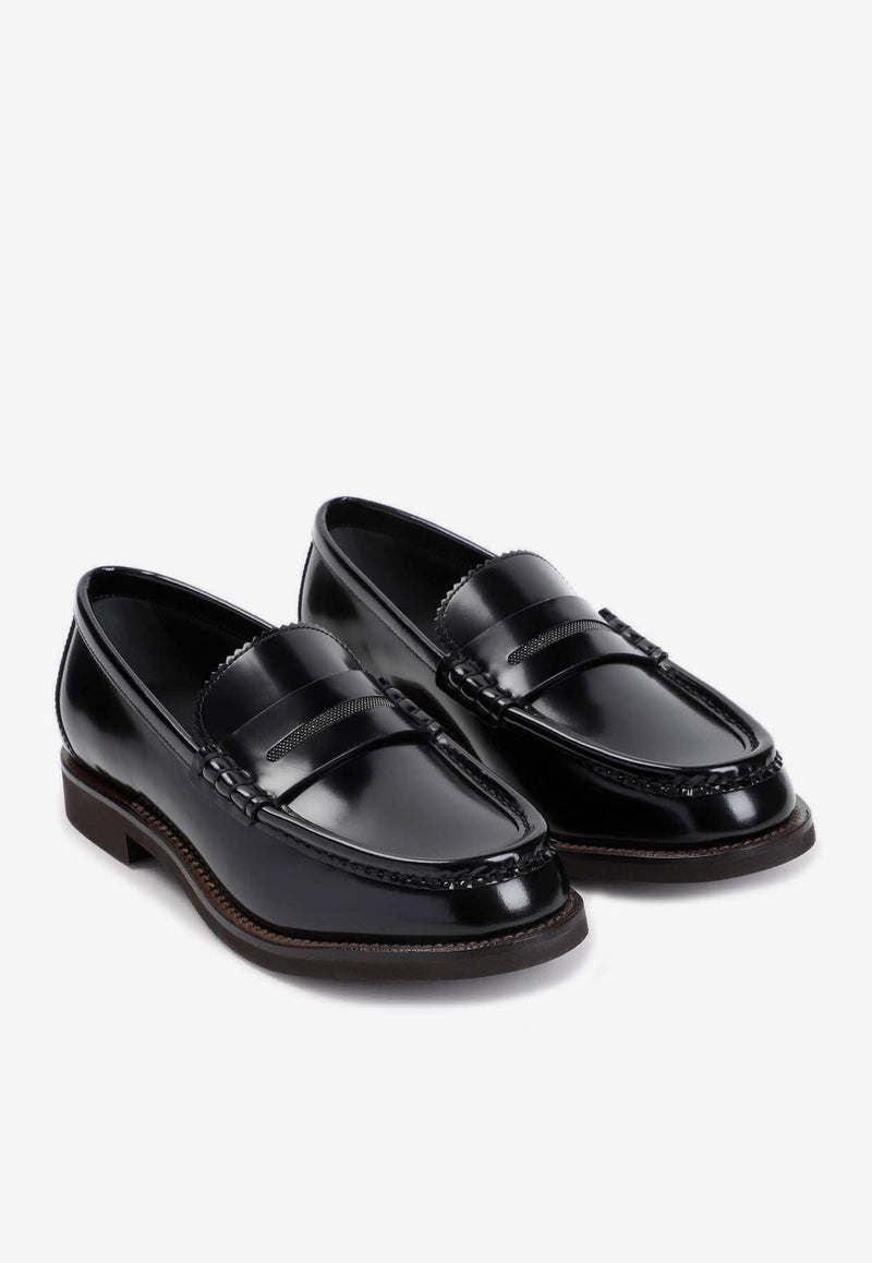 Leather Penny Loafers