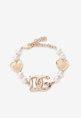 DG Logo Pearl Bracelet