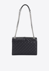 Medium Envelope Quilted Leather Shoulder Bag