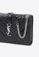 Medium Envelope Quilted Leather Shoulder Bag