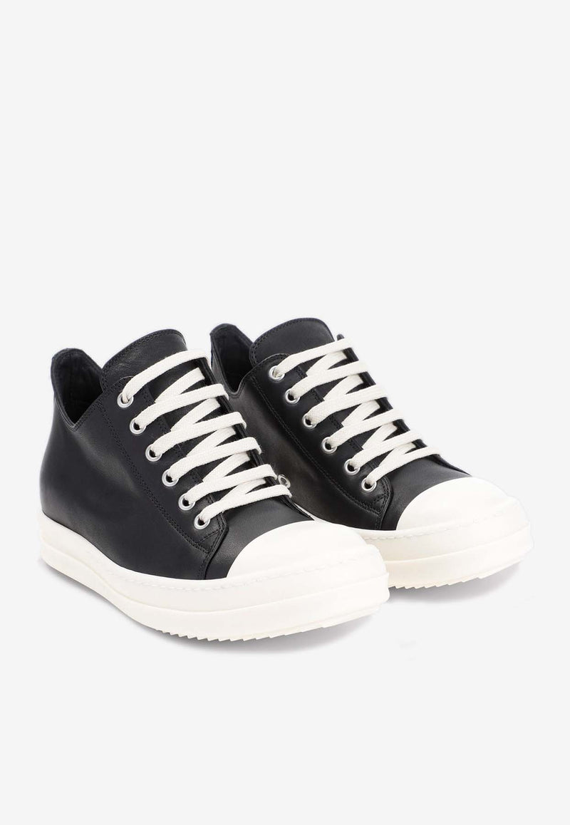 Low-Top Leather Sneakers