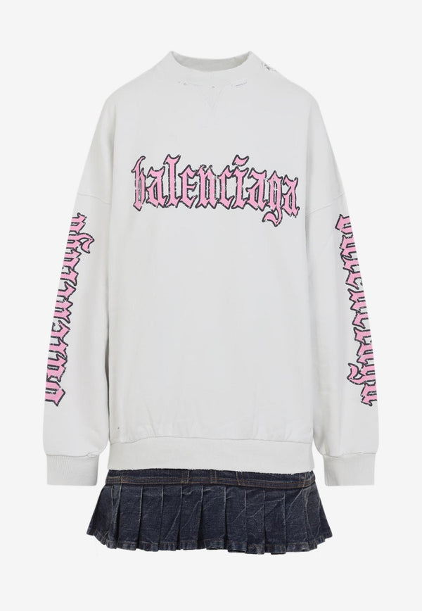 Logo Hybrid Mini Dress