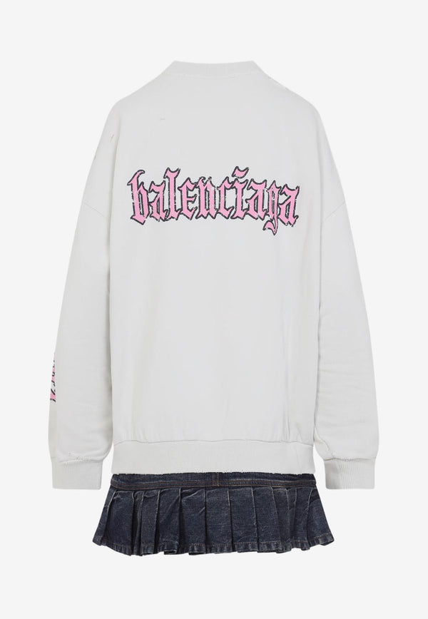 Logo Hybrid Mini Dress