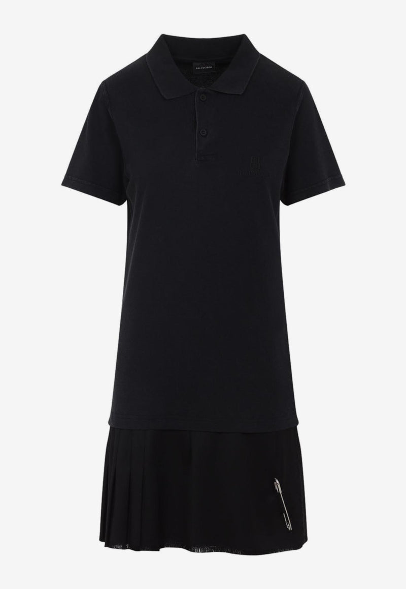 Layered Mini Polo Dress