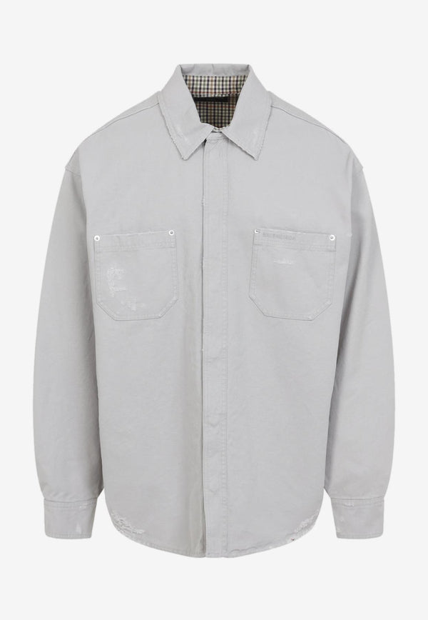 Vintage-Effect Overshirt