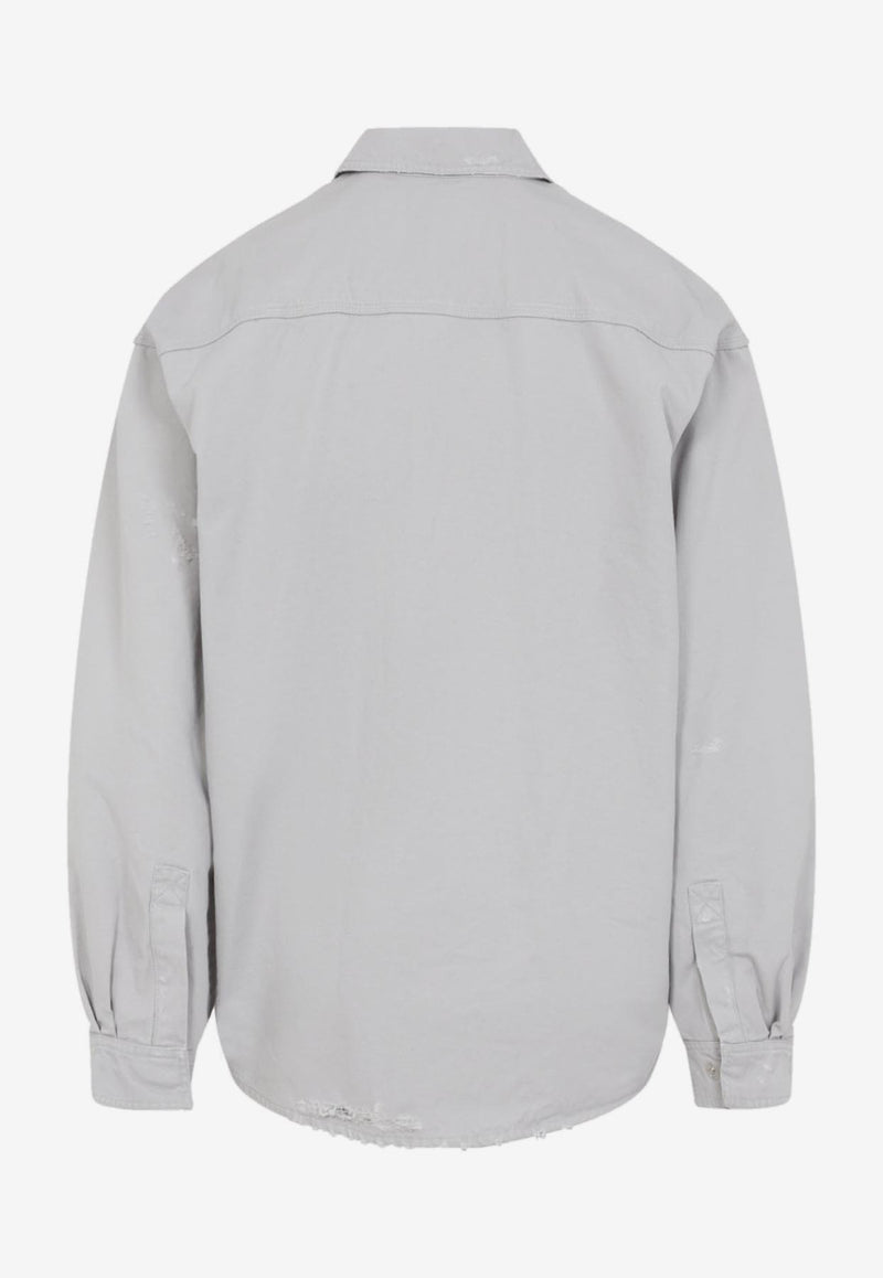 Vintage-Effect Overshirt