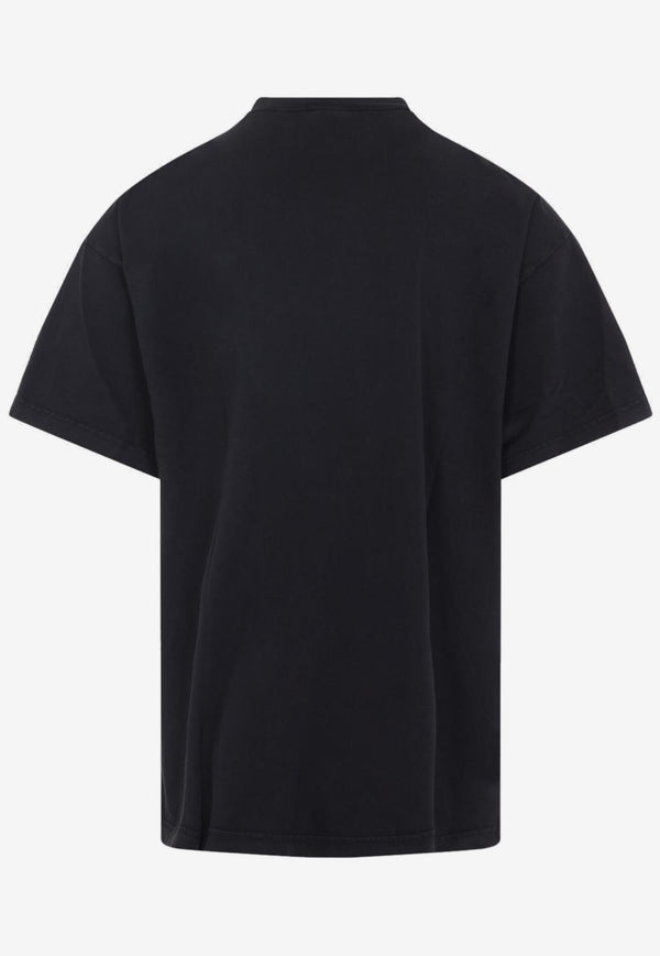 Logo-Patch Crewneck T-shirt