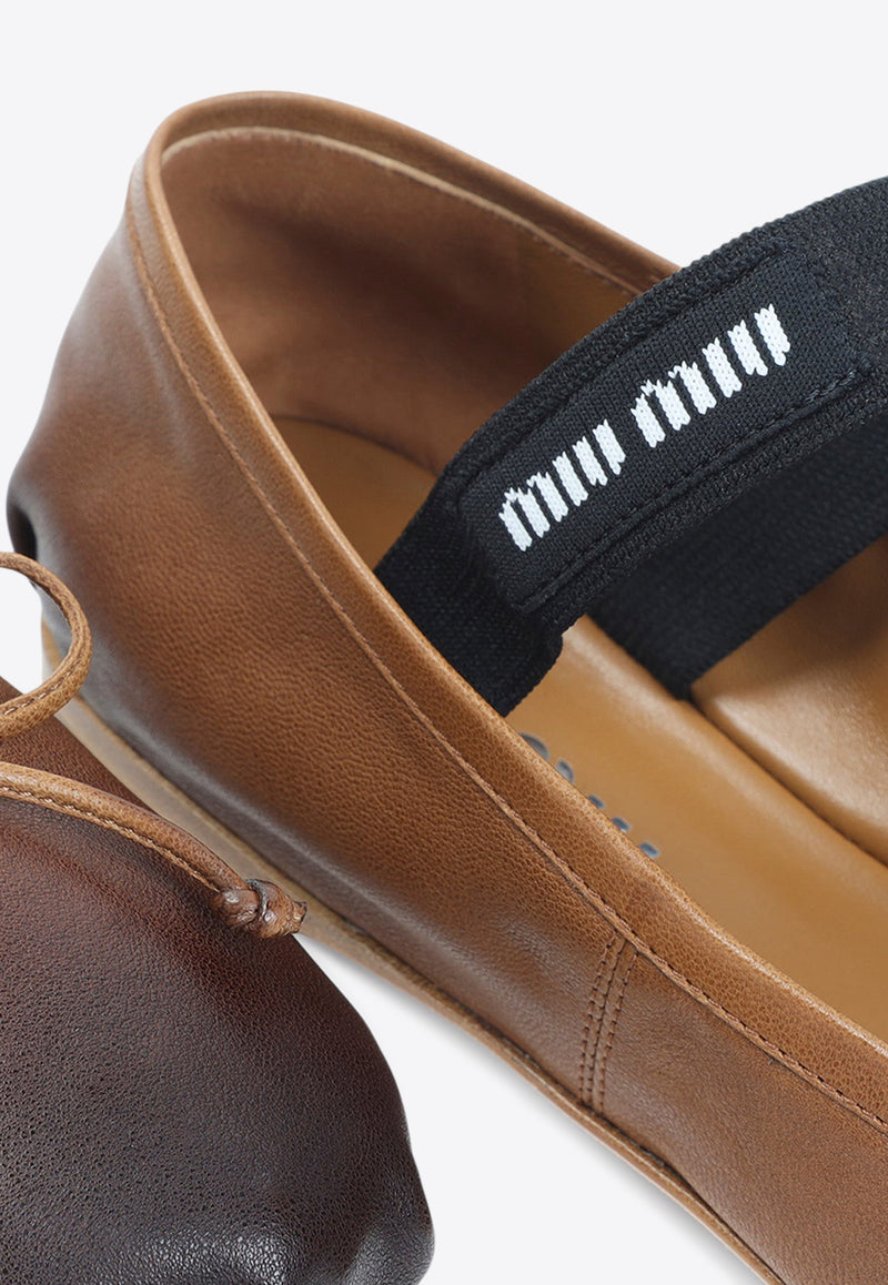 Gradient-Effect Ballet Flats