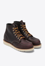 Red Wing Classic Moc Leather Ankle Boots Bordeaux 08847LE/P_REDWI-BCE