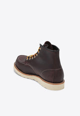 Red Wing Classic Moc Leather Ankle Boots Bordeaux 08847LE/P_REDWI-BCE