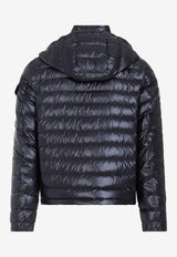 Moncler Down Padded Hooded Jacket Navy