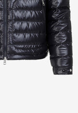 Moncler Down Padded Hooded Jacket Navy