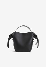 Mini Musubi Leather Top Handle Bag