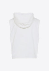 Hooded Sleeveless T-shirt with Straps