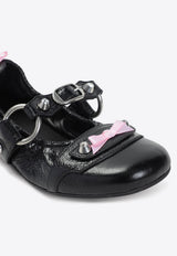 City Nappa Leather Ballet Flats