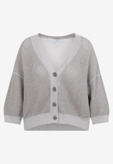 Tricot Cropped Cardigan