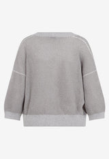 Tricot Cropped Cardigan
