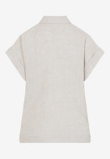 Linen Short-Sleeved Shirt