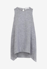 Asymmetric Sleeveless Top