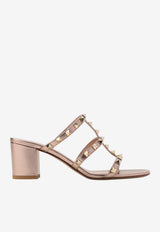 Rockstud 60 Leather Mules
