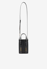Mini Rockstud Leather Crossbody Bag