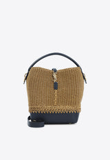 Le 37 Rope and Leather Bucket Bag
