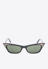 Logo Cat-Eye Sunglasses