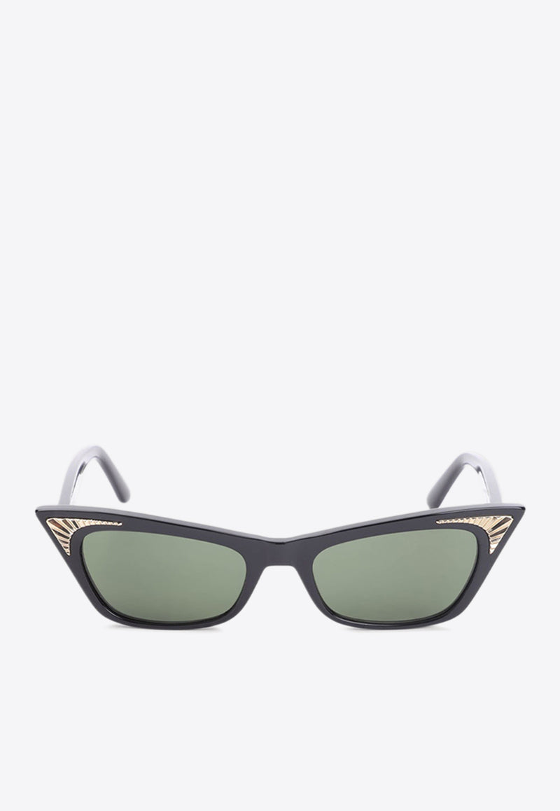 Logo Cat-Eye Sunglasses