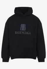 Nano BB Logo Print Hooded Sweatshirt