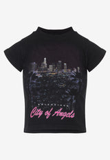 City Of Angels Print Shrunk T-shirt