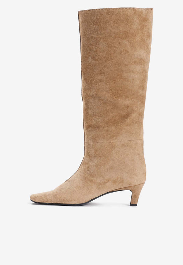 55 Knee-High Suede Boots