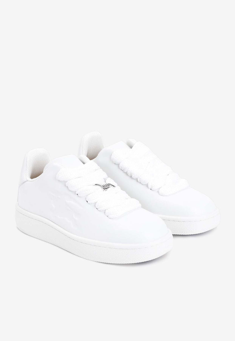 Low-Top Sneakers in Box Leather