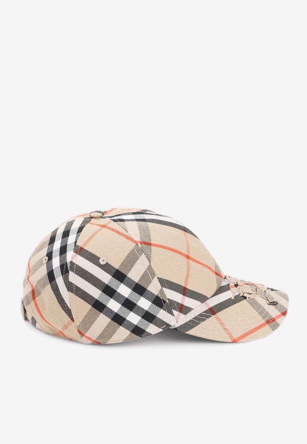 EDK Checked Baseball Cap