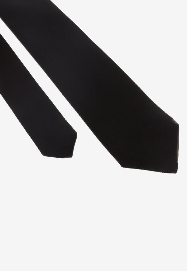 Cupro Velvet Tie