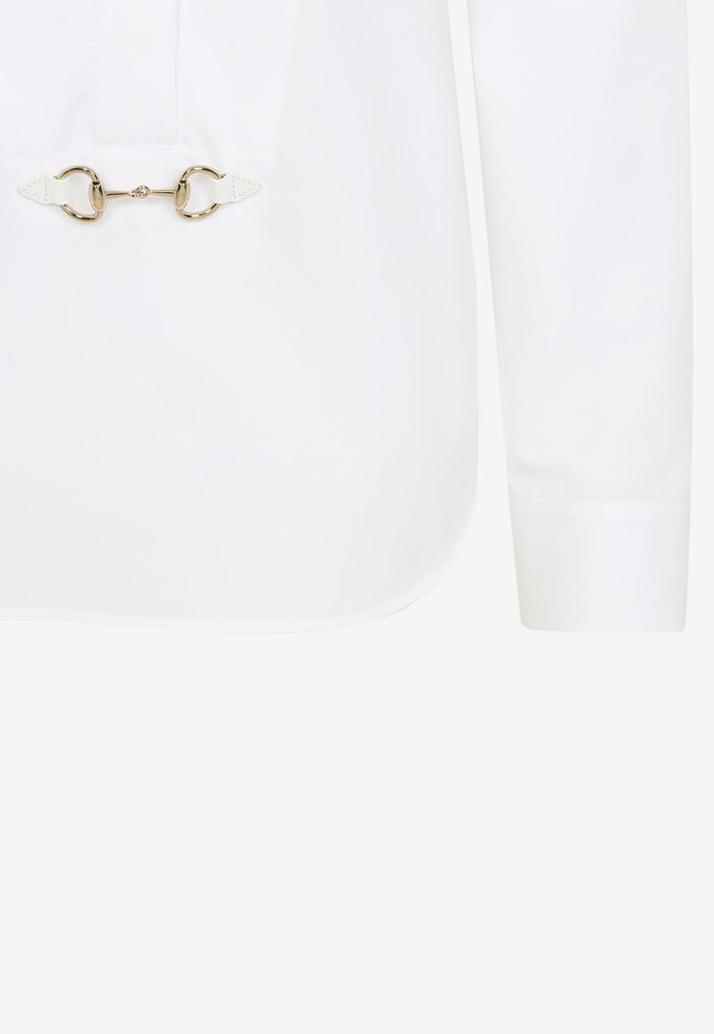 Morsetto Horsebit-Embellished Shirt