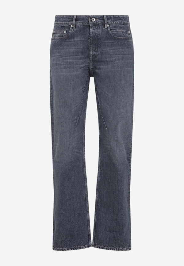 Fog Cut Straight-Leg Jeans