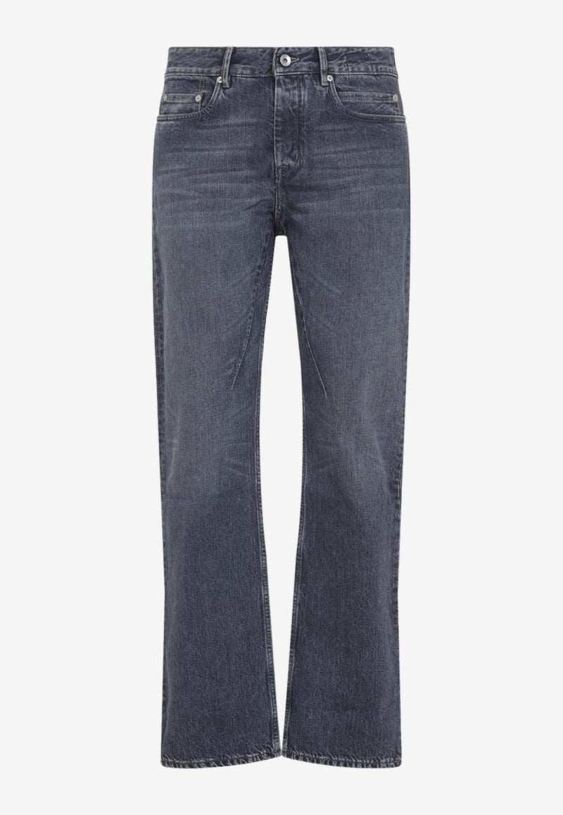 Fog Cut Straight-Leg Jeans