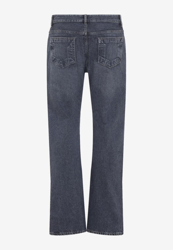 Fog Cut Straight-Leg Jeans