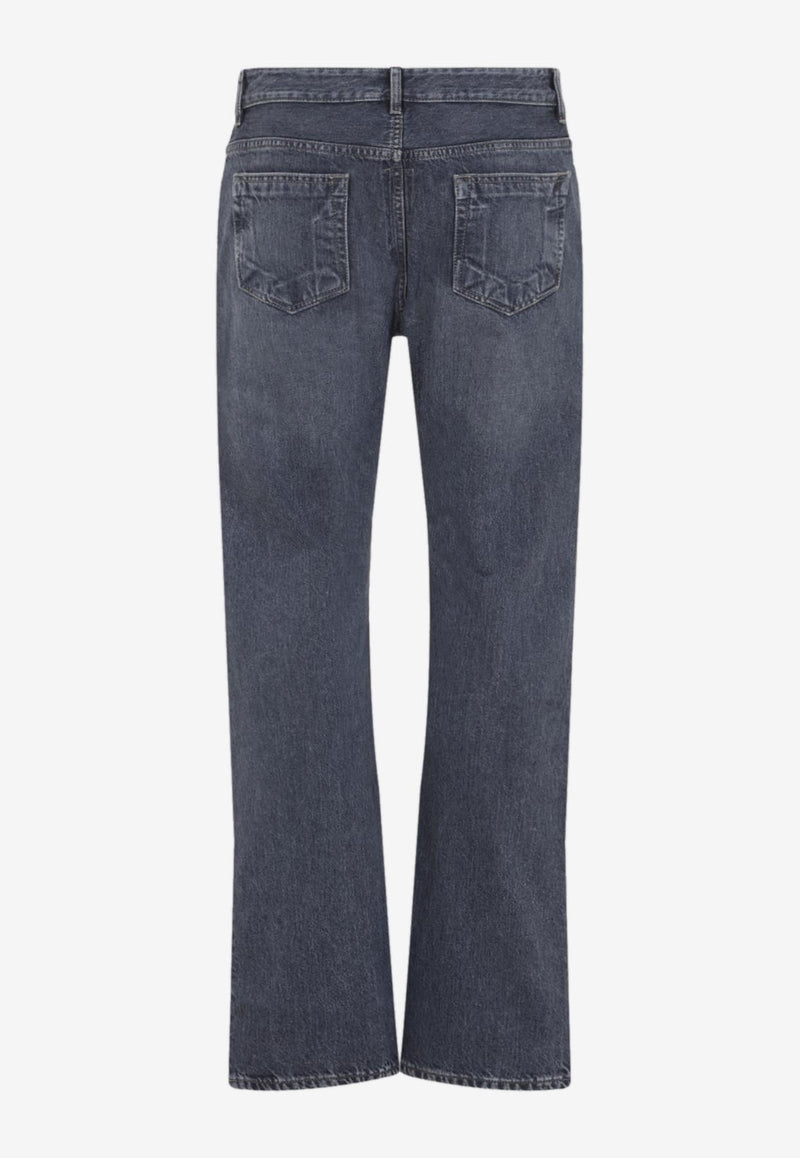 Fog Cut Straight-Leg Jeans