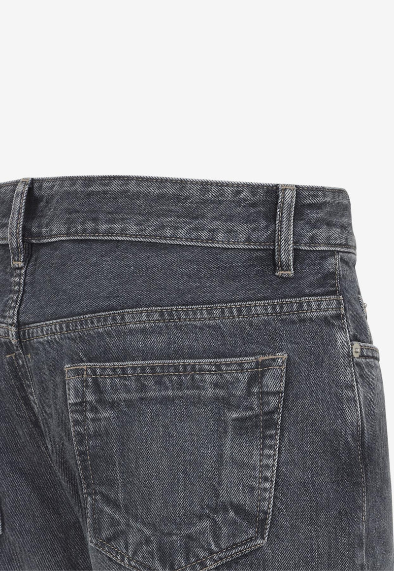 Fog Cut Straight-Leg Jeans