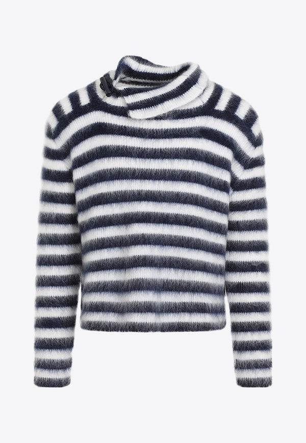 Striped Mohair Sweater