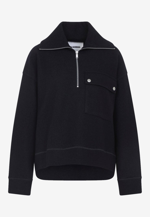 Half-Zip Pullover Sweatshirt
