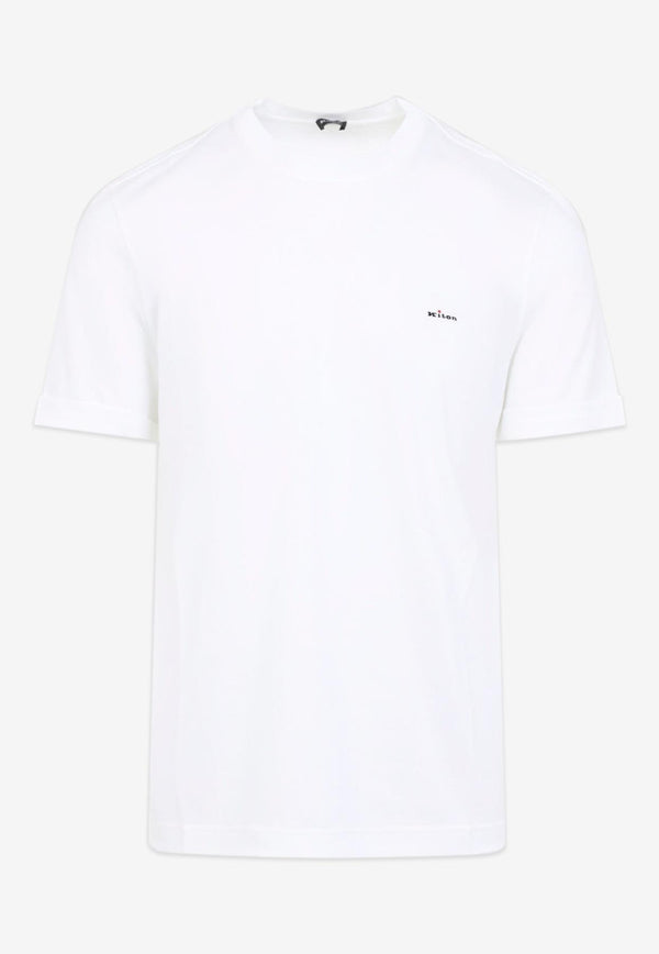 Logo-Print Crewneck Short-Sleeved T-shirt