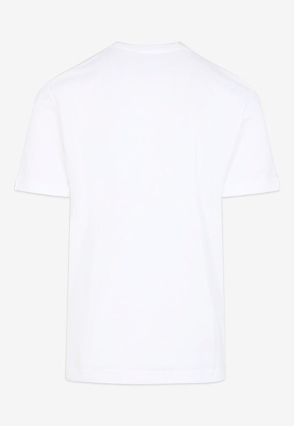 Logo-Print Crewneck Short-Sleeved T-shirt