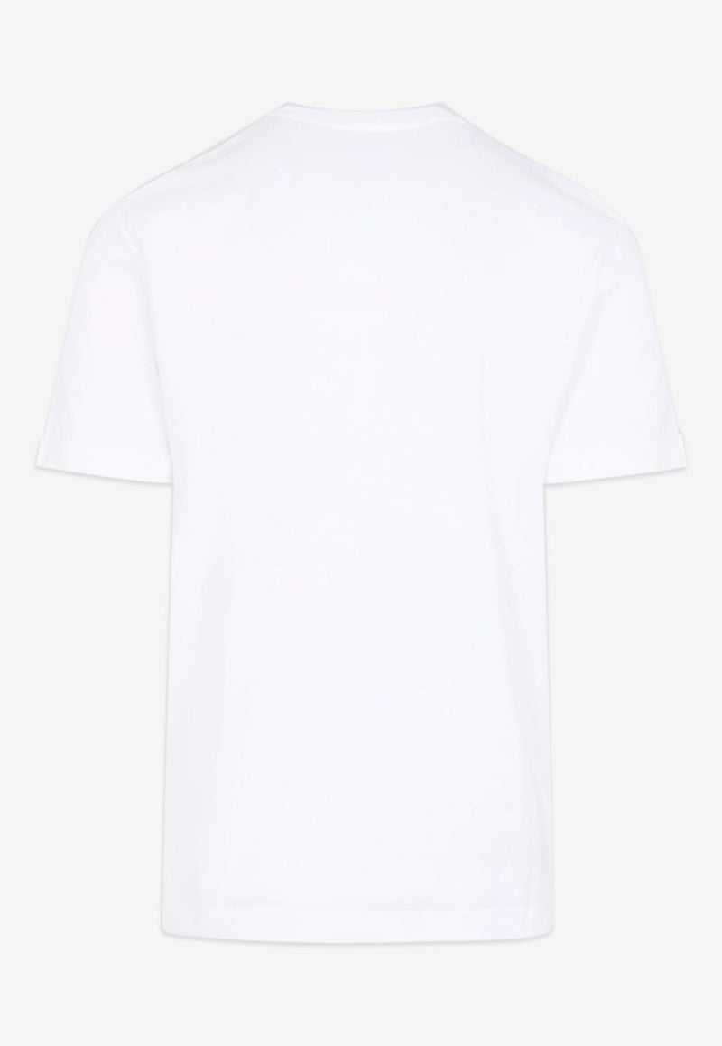 Logo-Print Crewneck Short-Sleeved T-shirt