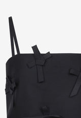 All-Over Bow Mini Dress